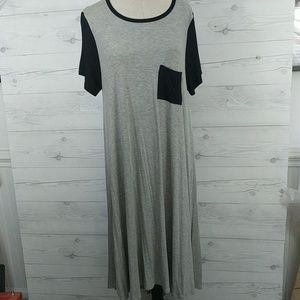 LuLaRoe M Gray and Black Carly